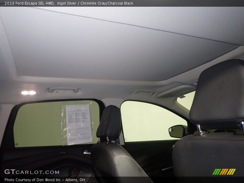 Ingot Silver / Chromite Gray/Charcoal Black 2019 Ford Escape SEL 4WD
