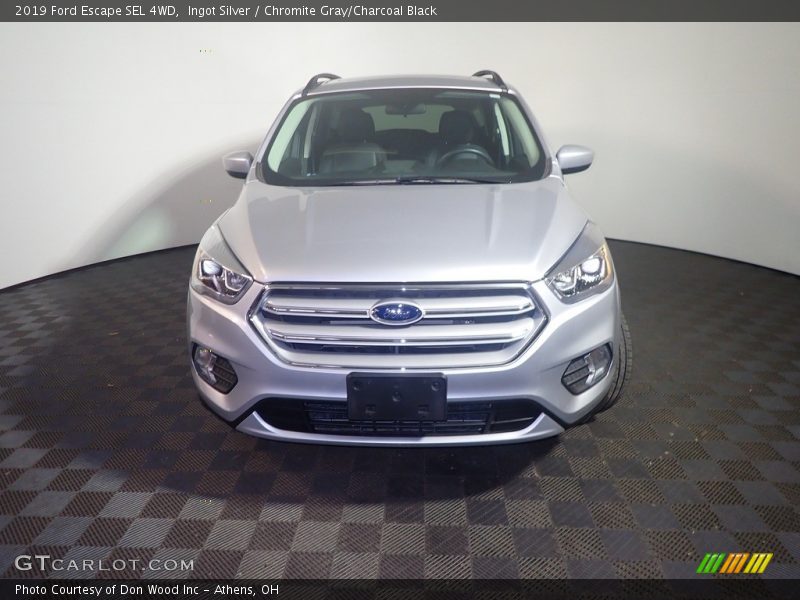 Ingot Silver / Chromite Gray/Charcoal Black 2019 Ford Escape SEL 4WD