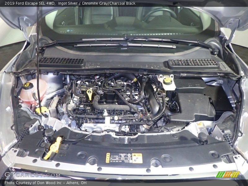 Ingot Silver / Chromite Gray/Charcoal Black 2019 Ford Escape SEL 4WD