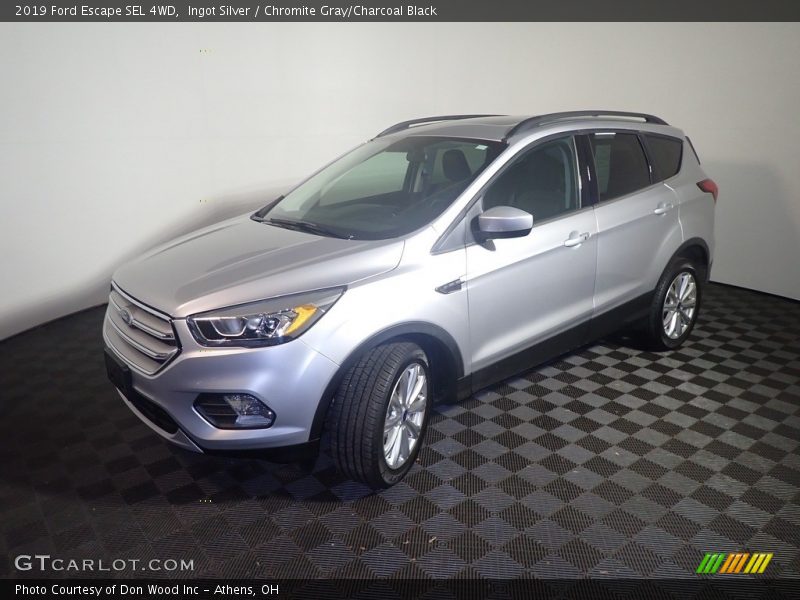 Ingot Silver / Chromite Gray/Charcoal Black 2019 Ford Escape SEL 4WD