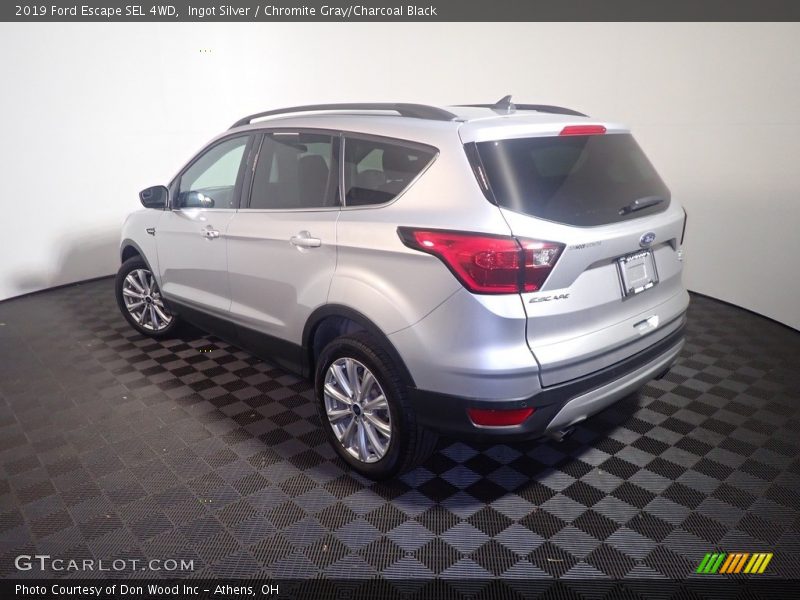 Ingot Silver / Chromite Gray/Charcoal Black 2019 Ford Escape SEL 4WD