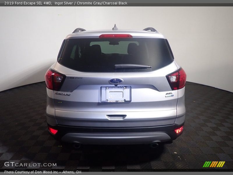 Ingot Silver / Chromite Gray/Charcoal Black 2019 Ford Escape SEL 4WD
