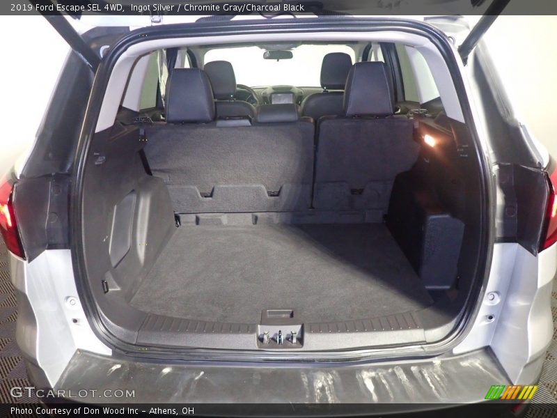 Ingot Silver / Chromite Gray/Charcoal Black 2019 Ford Escape SEL 4WD