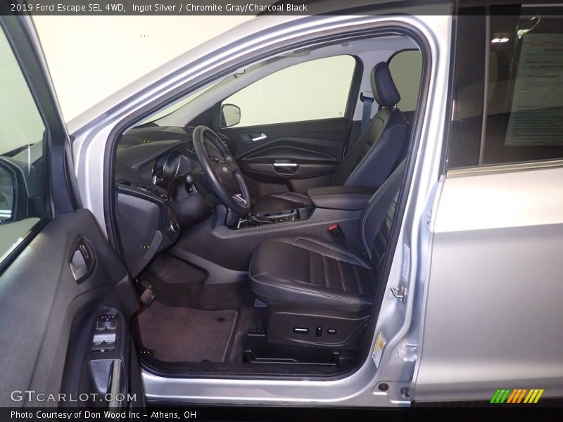 Ingot Silver / Chromite Gray/Charcoal Black 2019 Ford Escape SEL 4WD
