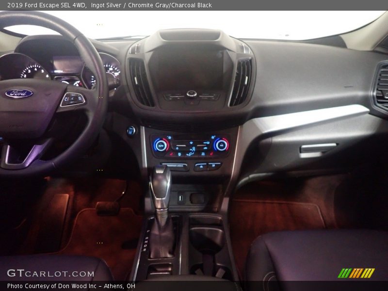 Ingot Silver / Chromite Gray/Charcoal Black 2019 Ford Escape SEL 4WD