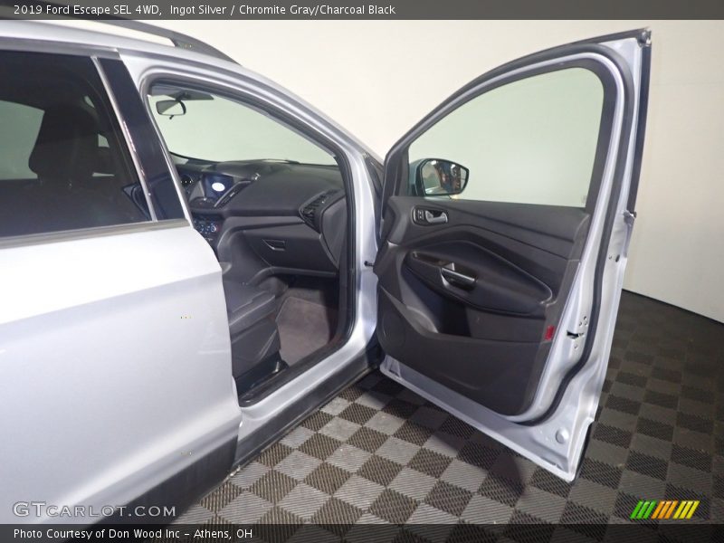 Ingot Silver / Chromite Gray/Charcoal Black 2019 Ford Escape SEL 4WD