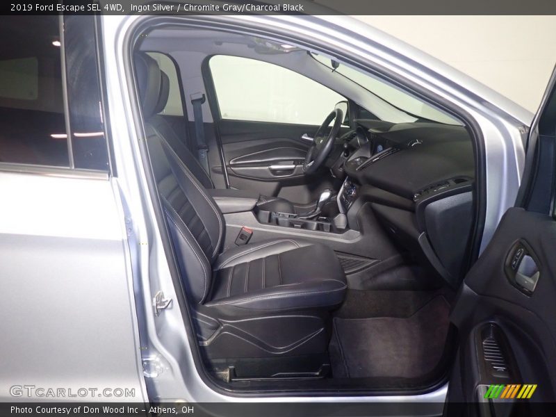 Ingot Silver / Chromite Gray/Charcoal Black 2019 Ford Escape SEL 4WD