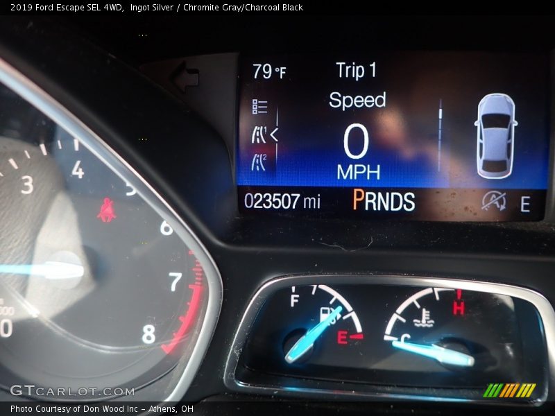 Ingot Silver / Chromite Gray/Charcoal Black 2019 Ford Escape SEL 4WD