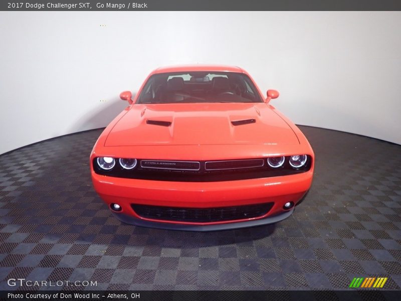 Go Mango / Black 2017 Dodge Challenger SXT