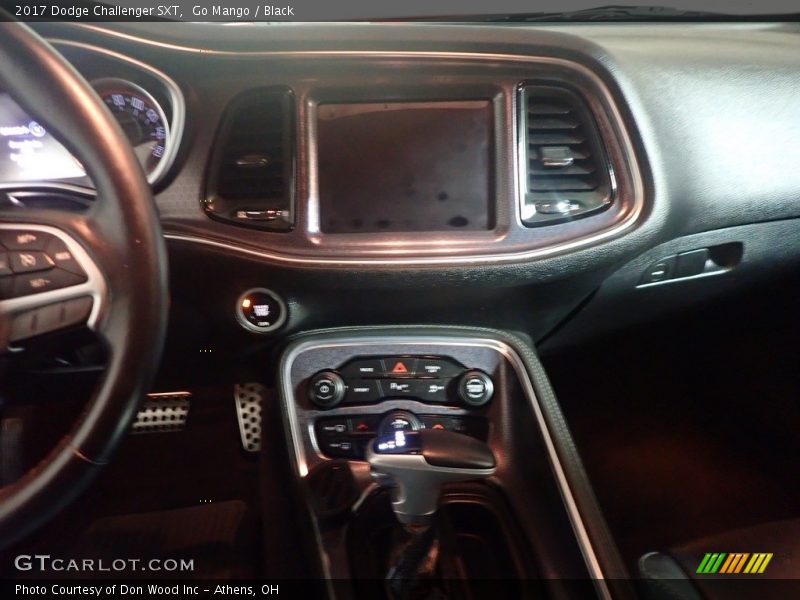 Go Mango / Black 2017 Dodge Challenger SXT