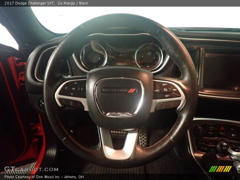 Go Mango / Black 2017 Dodge Challenger SXT