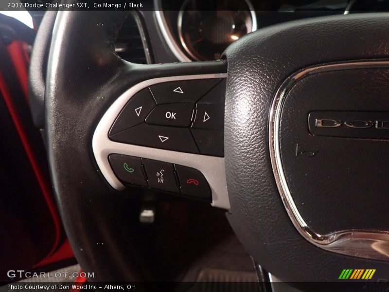 Go Mango / Black 2017 Dodge Challenger SXT