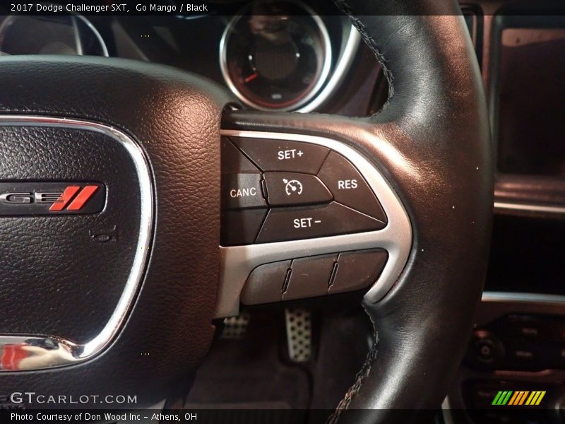 Go Mango / Black 2017 Dodge Challenger SXT