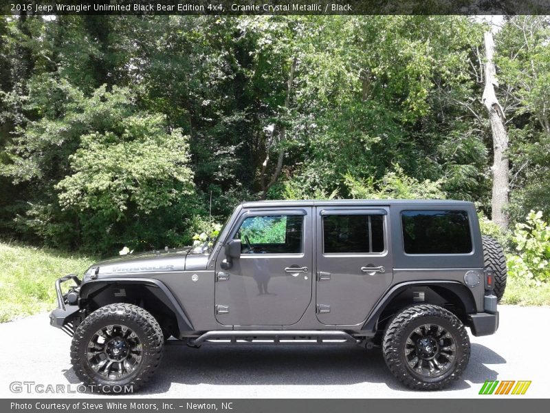  2016 Wrangler Unlimited Black Bear Edition 4x4 Granite Crystal Metallic