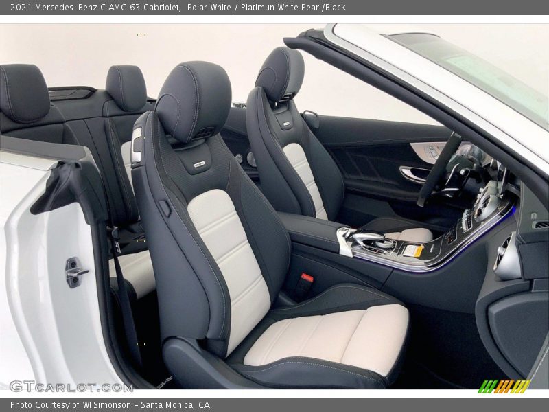  2021 C AMG 63 Cabriolet Platimun White Pearl/Black Interior