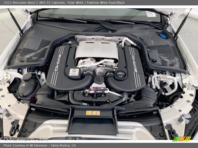 2021 C AMG 63 Cabriolet Engine - 4.0 Liter AMG biturbo DOHC 32-Valve VVT V8