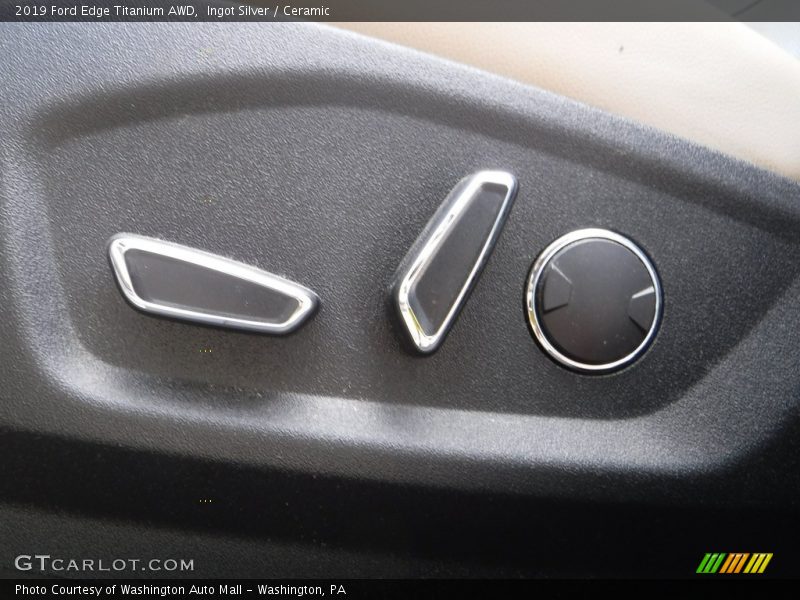 Ingot Silver / Ceramic 2019 Ford Edge Titanium AWD