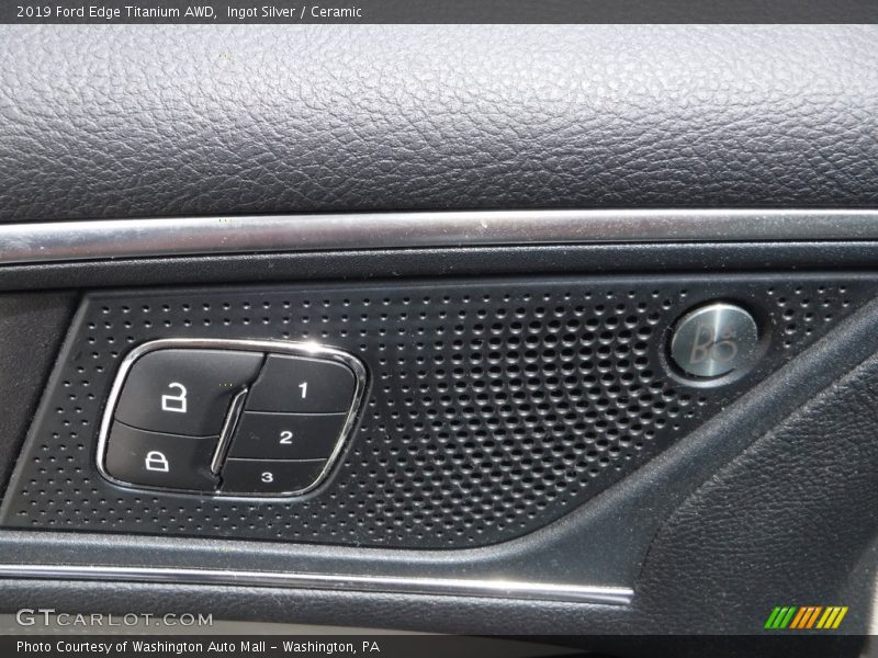 Ingot Silver / Ceramic 2019 Ford Edge Titanium AWD