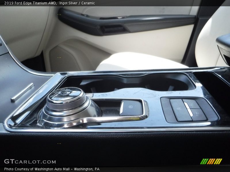 Ingot Silver / Ceramic 2019 Ford Edge Titanium AWD