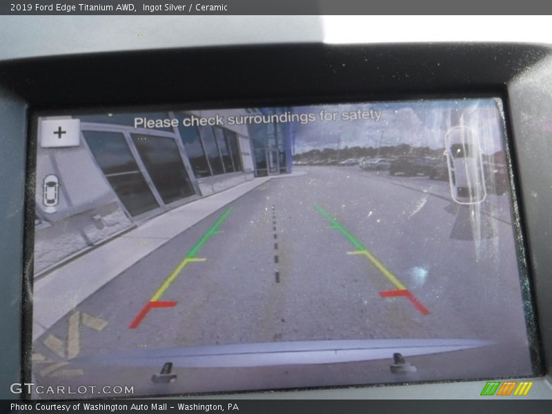 Ingot Silver / Ceramic 2019 Ford Edge Titanium AWD