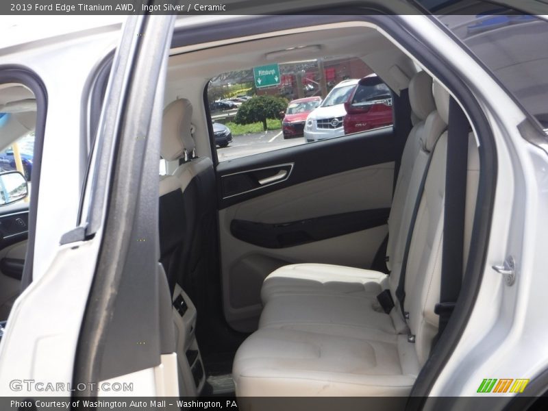 Ingot Silver / Ceramic 2019 Ford Edge Titanium AWD