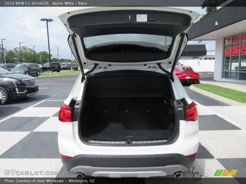 Alpine White / Black 2019 BMW X1 sDrive28i