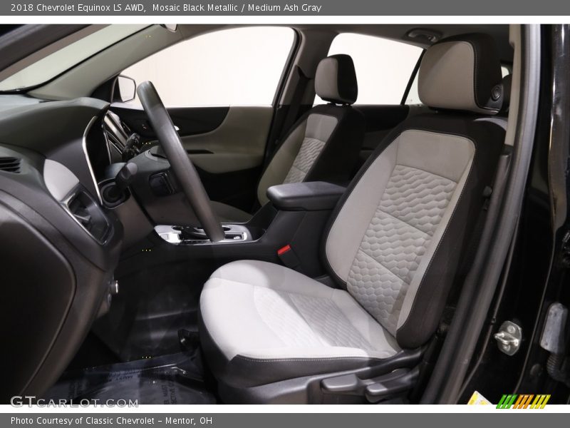 Mosaic Black Metallic / Medium Ash Gray 2018 Chevrolet Equinox LS AWD