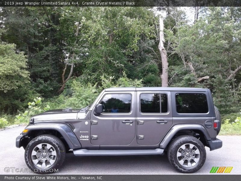 Granite Crystal Metallic / Black 2019 Jeep Wrangler Unlimited Sahara 4x4