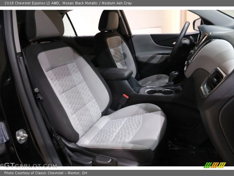 Mosaic Black Metallic / Medium Ash Gray 2018 Chevrolet Equinox LS AWD
