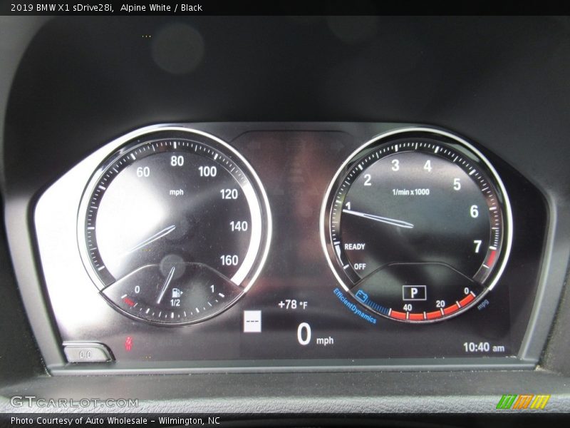 Alpine White / Black 2019 BMW X1 sDrive28i