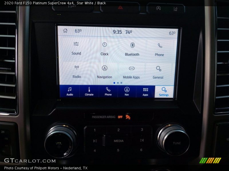 Star White / Black 2020 Ford F150 Platinum SuperCrew 4x4