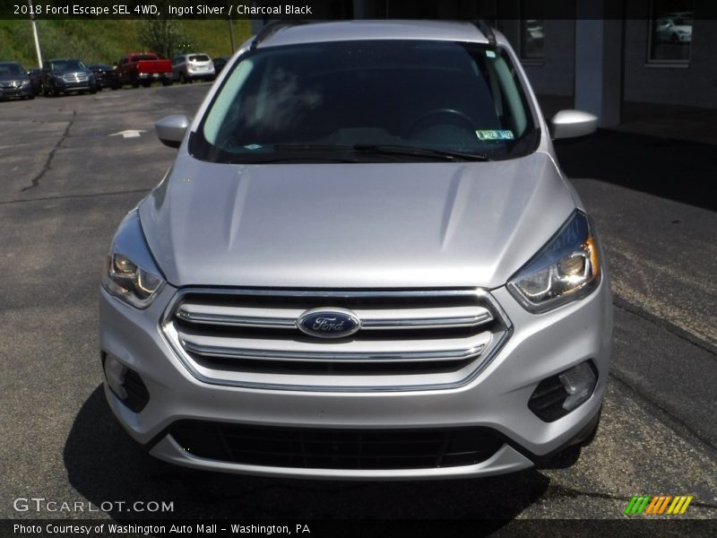 Ingot Silver / Charcoal Black 2018 Ford Escape SEL 4WD