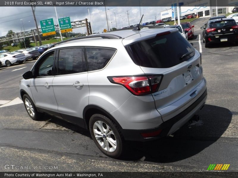 Ingot Silver / Charcoal Black 2018 Ford Escape SEL 4WD