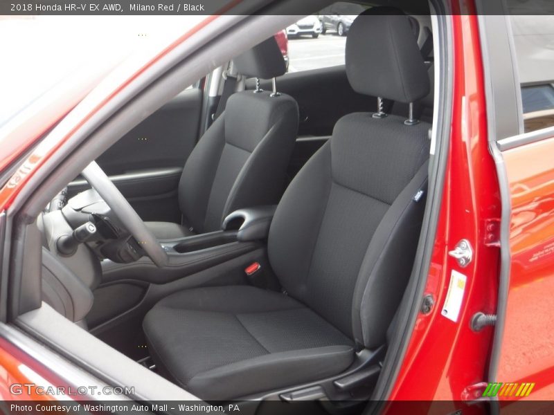 Milano Red / Black 2018 Honda HR-V EX AWD