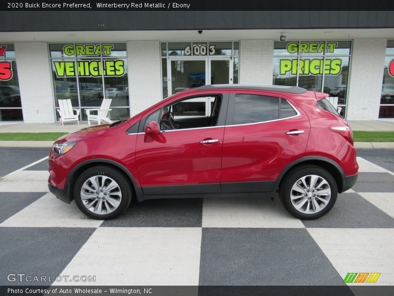 Winterberry Red Metallic / Ebony 2020 Buick Encore Preferred
