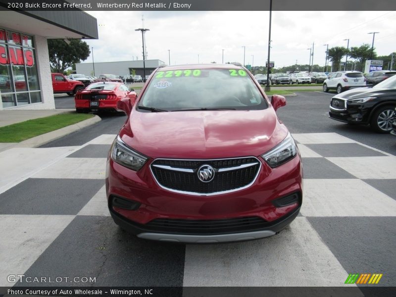 Winterberry Red Metallic / Ebony 2020 Buick Encore Preferred