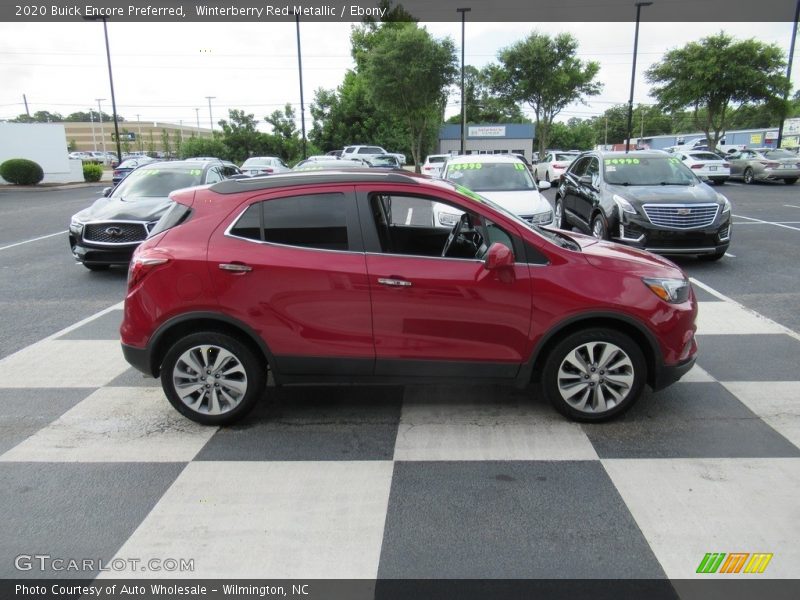 Winterberry Red Metallic / Ebony 2020 Buick Encore Preferred