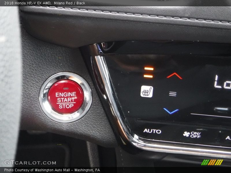 Milano Red / Black 2018 Honda HR-V EX AWD