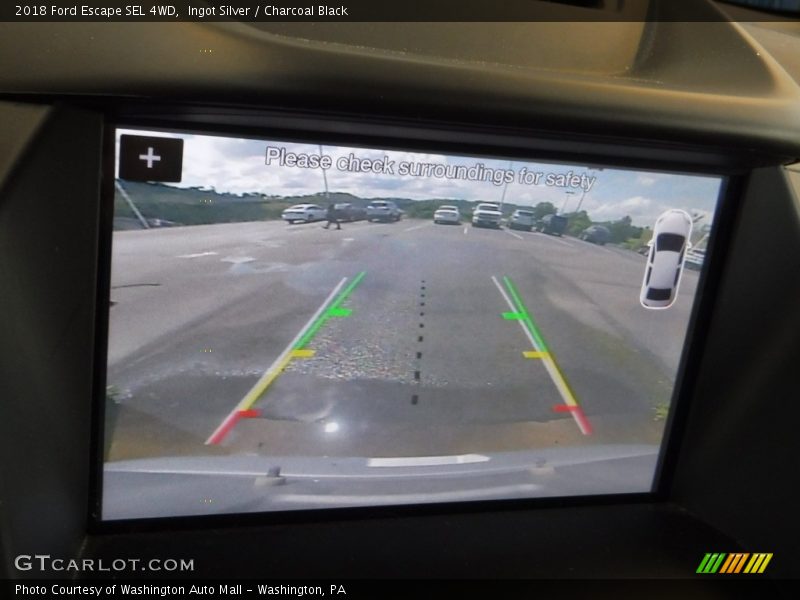 Ingot Silver / Charcoal Black 2018 Ford Escape SEL 4WD
