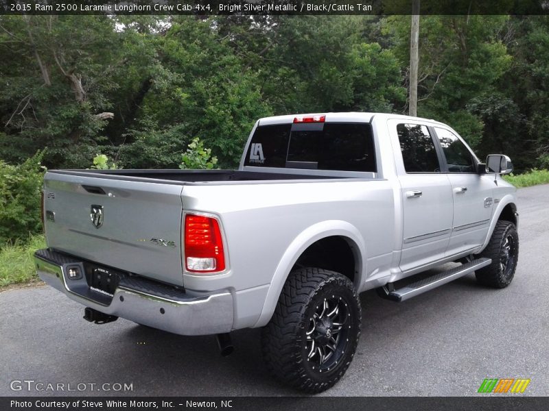 Bright Silver Metallic / Black/Cattle Tan 2015 Ram 2500 Laramie Longhorn Crew Cab 4x4