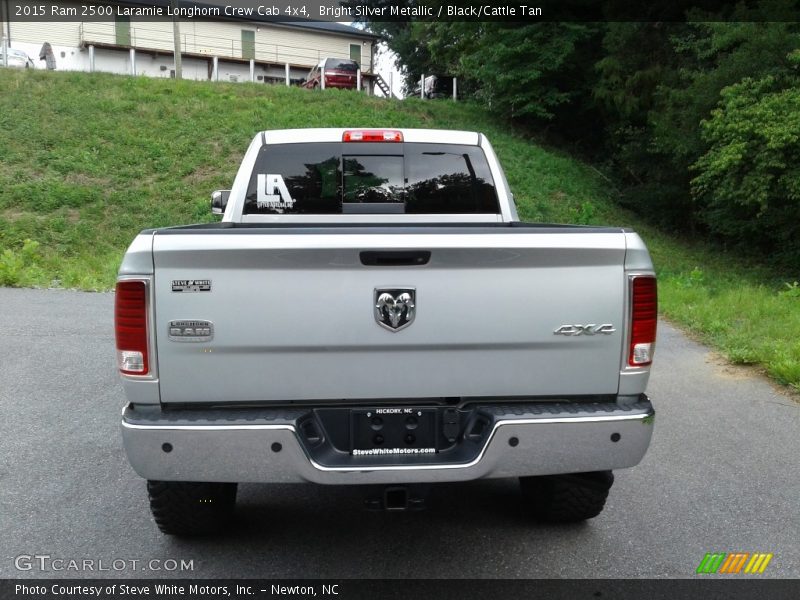 Bright Silver Metallic / Black/Cattle Tan 2015 Ram 2500 Laramie Longhorn Crew Cab 4x4