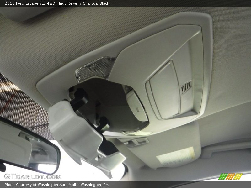 Ingot Silver / Charcoal Black 2018 Ford Escape SEL 4WD