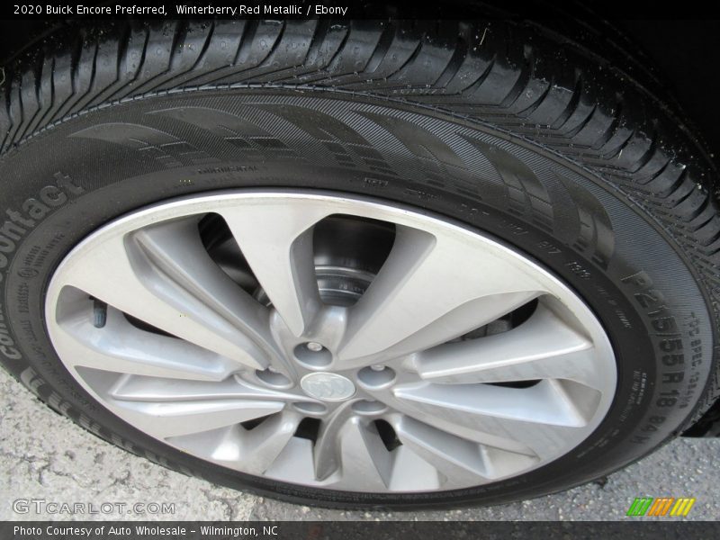 Winterberry Red Metallic / Ebony 2020 Buick Encore Preferred