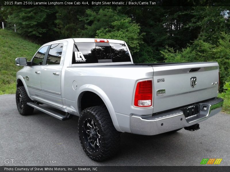 Bright Silver Metallic / Black/Cattle Tan 2015 Ram 2500 Laramie Longhorn Crew Cab 4x4