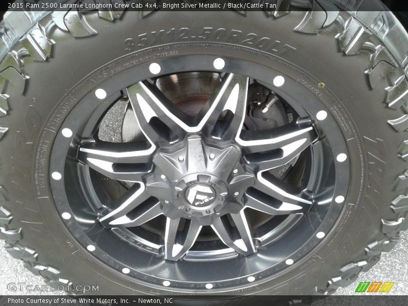 Bright Silver Metallic / Black/Cattle Tan 2015 Ram 2500 Laramie Longhorn Crew Cab 4x4