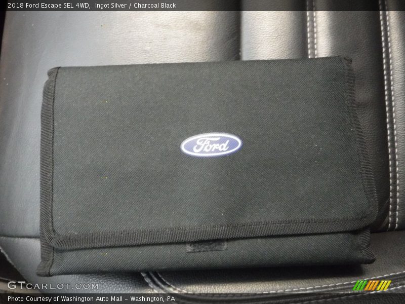 Ingot Silver / Charcoal Black 2018 Ford Escape SEL 4WD