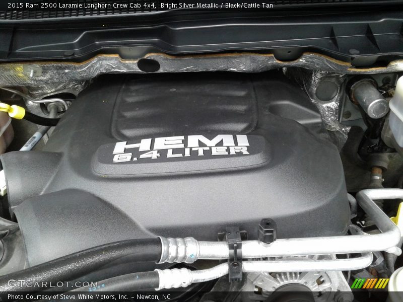 Bright Silver Metallic / Black/Cattle Tan 2015 Ram 2500 Laramie Longhorn Crew Cab 4x4