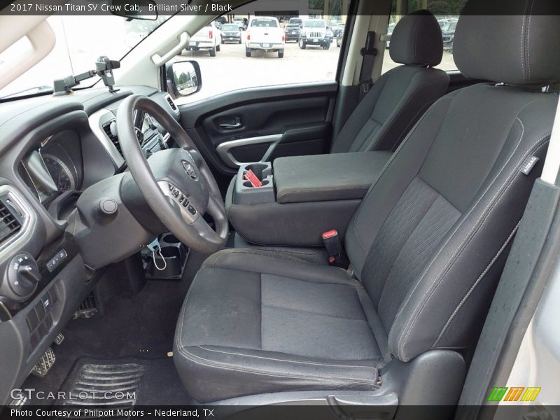  2017 Titan SV Crew Cab Black Interior
