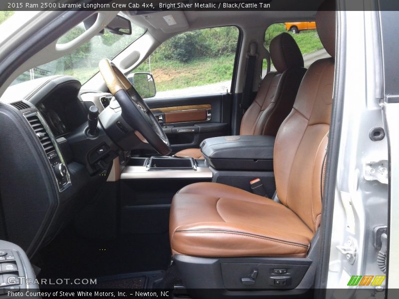 Bright Silver Metallic / Black/Cattle Tan 2015 Ram 2500 Laramie Longhorn Crew Cab 4x4