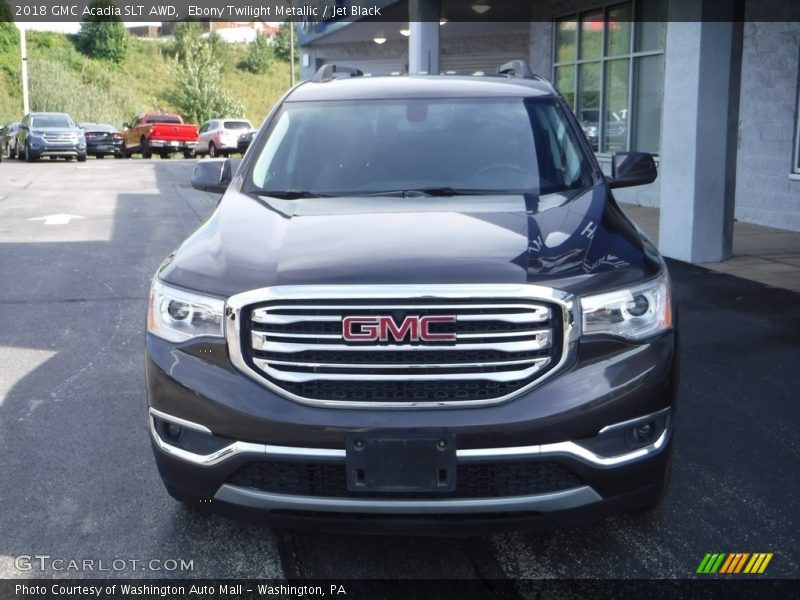 Ebony Twilight Metallic / Jet Black 2018 GMC Acadia SLT AWD